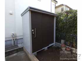 の物置・屋外倉庫 エルモ 積雪型 1870×1170×2121 LMDS-1811-DW 施工例