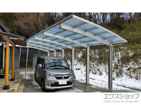 のカーポート レイナポートグラン50 縦連棟 積雪50cm対応 施工例