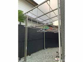 のテラス屋根 スピーネ F型 テラスタイプ 単体 積雪〜20cm対応 施工例