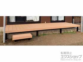 のウッドデッキ リウッドデッキ 200＋独立式リウッドステップ2型 施工例