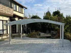 YKKAPのカーポート レイナツインポートグラン　積雪～20cm対応 施工例