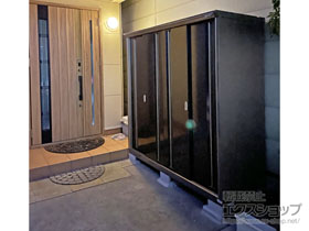 の物置・屋外倉庫 ナイソーシスター　1940×720×1903 KMW-197E-CB 施工例