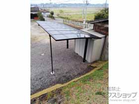 のカーポート プレシオスポート 積雪〜20cm対応＋着脱式サポート柱 2本セット 施工例