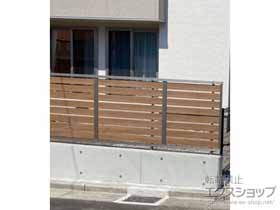 のフェンス・柵 モクハイフェンス フリーポールタイプ 施工例