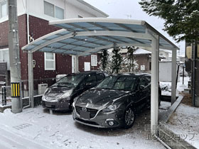 のカーポート レイナポートグラン M合掌　積雪〜20cm対応 施工例