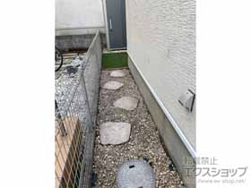 のフェンス・柵 イーネットフェンス2M型　間仕切柱施工 施工例