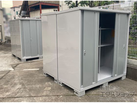 の物置・屋外倉庫 シンプリー 一般型 1940×905×1903 MJX-199E-PS×4台 施工例