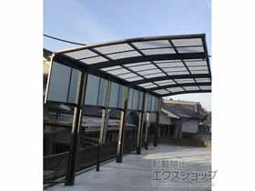 YKKAPのカーポート レイナポートグラン 積雪～20cm対応 *たて連棟用セット 施工例