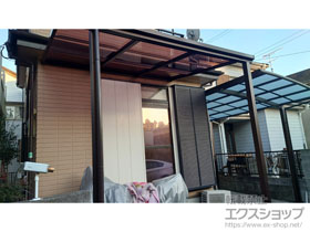 のテラス屋根 ソラリア F型 テラスタイプ 単体 積雪〜20cm対応 施工例