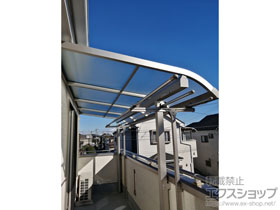 のバルコニー・ベランダ屋根 ソラリア R型 屋根タイプ 単体 積雪〜20cm対応 施工例