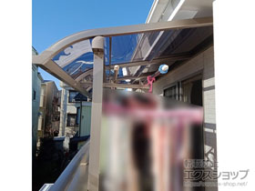のバルコニー・ベランダ屋根 スピーネ R型 屋根タイプ 単体 積雪〜20cm対応 施工例