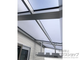 のバルコニー・ベランダ屋根 スピーネ F型 屋根タイプ 単体 積雪〜20cm対応 施工例