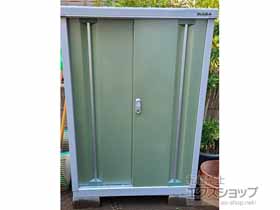 の物置・屋外倉庫 シンプリー 一般型 900×515×1303 MJX-095C-JG 施工例