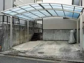YKKAPのカーポート レイナツインポートグラン　積雪～20cm対応 施工例