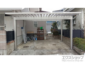 のカーポート エフルージュ ツイン50 積雪〜50cm対応 施工例