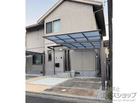 LIXIL(リクシル)のカーポート フーゴF (フラットスタイル) 積雪〜20cm対応 施工例