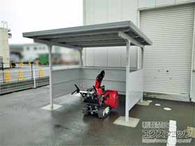 のサイクルポート・駐輪場 イナバ自転車置場 BFタイプ 独立タイプ 多雪地型 施工例