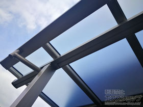 のバルコニー・ベランダ屋根 テラスVS F型 屋根タイプ 単体 施工例