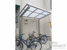 のサイクルポート・駐輪場 ネスカRミニ (ラウンドスタイル) 積雪〜20cm対応 施工例