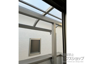 のバルコニー・ベランダ屋根 ソラリア R型 屋根タイプ 単体 積雪〜20cm対応 施工例