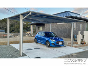 のカーポート エフルージュ ツイン FIRST 積雪〜20cm対応 施工例