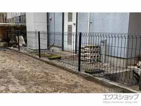 のフェンス・柵 イーネットフェンス 3F型 自由柱施工 施工例