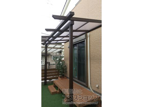 のテラス屋根 サザンテラス (パーゴラ仕様) テラスタイプ 単体　積雪〜20cm対応 施工例