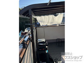 のバルコニー・ベランダ屋根 レボリューA R型 テラスタイプ 単体 積雪〜20cm対応 施工例