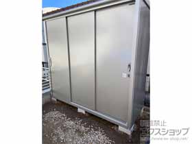 の物置・屋外倉庫 エスモ 一般型 2100×900×1959 ESE-2109A-SS 施工例