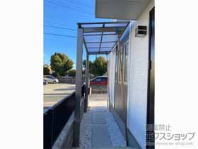 のサイクルポート・駐輪場 ネスカFミニ (フラットスタイル) 積雪〜20cm対応 施工例