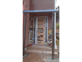 のテラス屋根 スピーネ R型 テラスタイプ 単体 積雪〜20cm対応 施工例