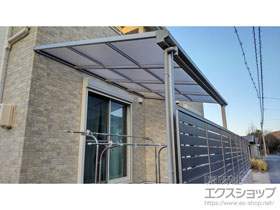 のテラス屋根 ソラリア F型 テラスタイプ 単体 積雪〜20cm対応 施工例