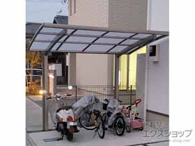 のサイクルポート・駐輪場 ネスカRミニ (ラウンドスタイル) 積雪〜20cm対応 施工例
