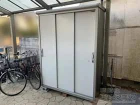 ヨドコウの物置・収納・屋外倉庫 エスモ 一般型 1497×650×1959 ESE-1506A-PW 施工例