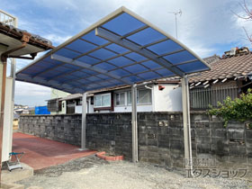 のカーポート レイナポートグラン 延長　積雪〜20cm対応 施工例