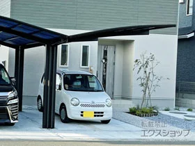 YKKAPのカーポート レイナポートグラン　積雪～20cm対応 施工例