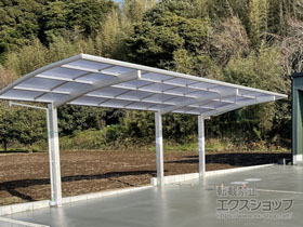 のカーポート レイナポートグラン 延長　積雪〜20cm対応 施工例