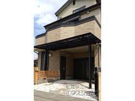 のテラス屋根 エフルージュグランZERO テラスタイプ 積雪〜20cm対応 施工例