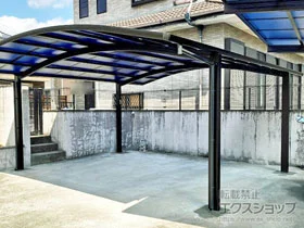 YKKAPのカーポート レイナツインポートグラン　積雪～20cm対応 施工例