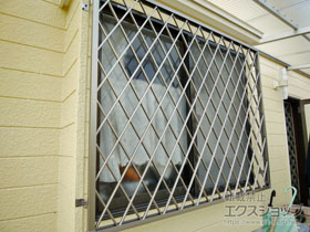 の面格子・窓格子 【特注】アルミ面格子 ヒシクロス 施工例