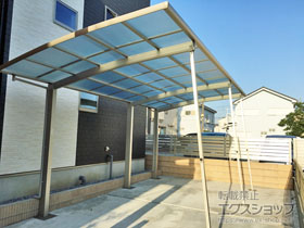 のカーポート レイナポートグラン 延長　積雪〜20cm対応 施工例