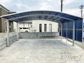 YKKAPのカーポート レイナツインポートグラン　積雪～20cm対応 施工例