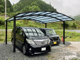 YKKAPのカーポート レイナツインポートグラン　積雪～20cm対応 施工例