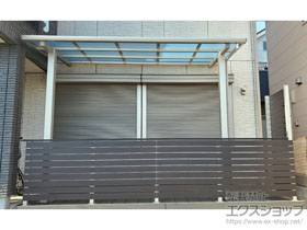のテラス屋根 エフルージュグランZERO テラスタイプ 積雪〜20cm対応 施工例