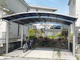 のカーポート プレシオスポート ワイド 積雪〜20cm対応 施工例