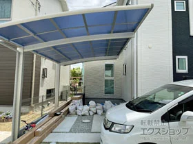 YKKAPのカーポート レイナポートグラン　積雪～20cm対応 施工例