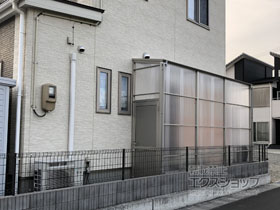 のストックヤード ストックヤードII 片側ドア付きタイプ 積雪〜20?対応 施工例