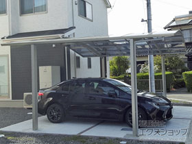 のカーポート プレシオスポート ワイド 積雪〜20cm対応 施工例