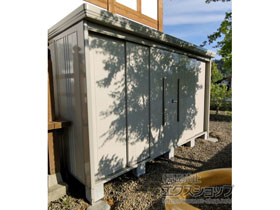 の物置・屋外倉庫 Mr.ストックマンダンディ 一般型 3600×1590×2110 ND-3615-W 施工例