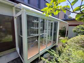 のテラス囲い・サンルーム サニージュ R型 床納まり ランマ無 積雪〜50cm対応 施工例